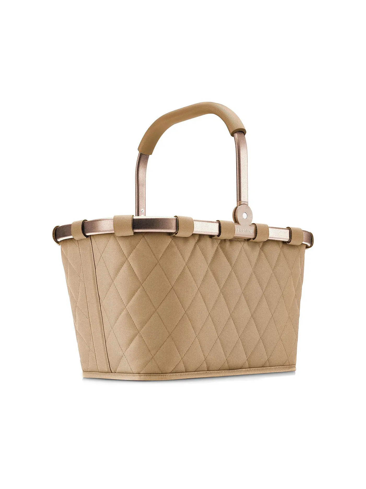 REISENTHEL | Carrybag Rhombus Black | camel